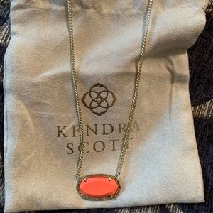 Kendra Scott Dylan necklace in orange